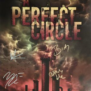 2010 A Perfect Circle Band Signed Original Concert Poster REPRODUCTION (RP)